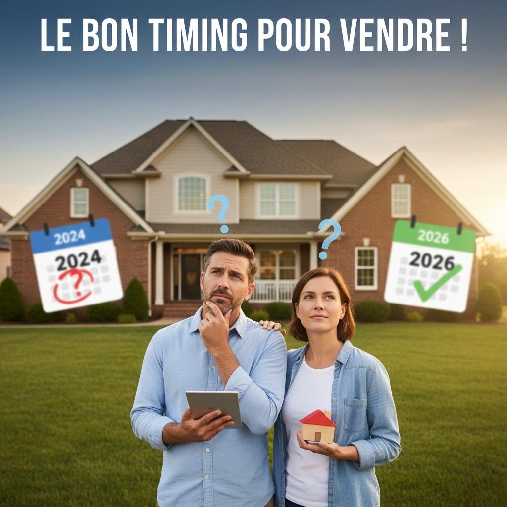 Le bon timing pour vendre un bien immobilier